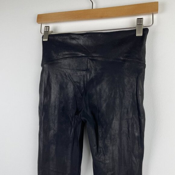 Spanx Faux Leather Leggings (Style No. 2437) - Size Small Petite - Picture 9 of 12